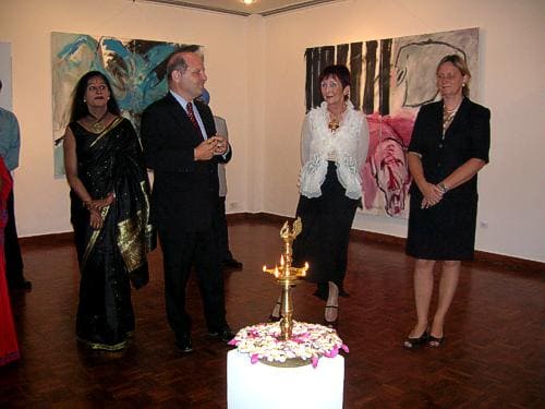 Ronny Goertner: Ausstellung in Delhi 06